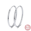 Wholesale S925 Sterling Silver Round Earrings With Zircon Inlay And Electroplating