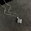 Wholesale S925 Sterling Silver Round Necklace With Flower Pattern Gold Plated Inlaid With Artificial And Semi Precious Stones Palace Retro Style