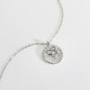 Wholesale S925 Sterling Silver Round Snake Pendant Necklace With Regular Long Chain And Platinum Or 18K Gold Electroplating For Women