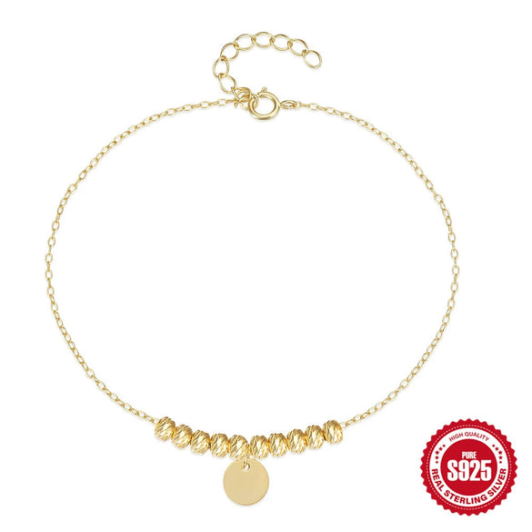 Wholesale S925 Sterling Silver Simple Cuban Chain Devil's Eye Drop Bracelet With Inlaid Zircon And Geometric Pattern