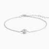 Wholesale S925 Sterling Silver Simple Geometric Design Diamond Bracelet For Women With Environmental Protection Electroplating