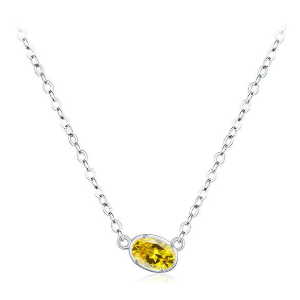 Wholesale S925 Sterling Silver Simple Geometric Diamond Women's Niche Chic Style Clavicle Chain Necklace
