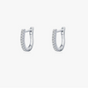 Wholesale S925 Sterling Silver Simple U Shaped Geometric Earrings For Women