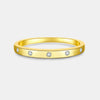 Wholesale S925 Sterling Silver Simple Versatile Stacked Ring For Women With Electroplating Design
