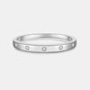 Wholesale S925 Sterling Silver Simple Versatile Stacked Ring For Women With Electroplating Design