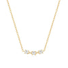 Wholesale S925 Sterling Silver Single Row Diamond Stacked Collarbone Ochain Necklace For Women With Electroplating Treatment