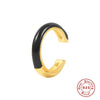 Wholesale S925 Sterling Silver Single Star Ear Clip With Geometric Design And Electroplating For Women