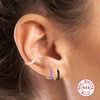 Wholesale S925 Sterling Silver Single Star Ear Clip With Geometric Design And Electroplating For Women