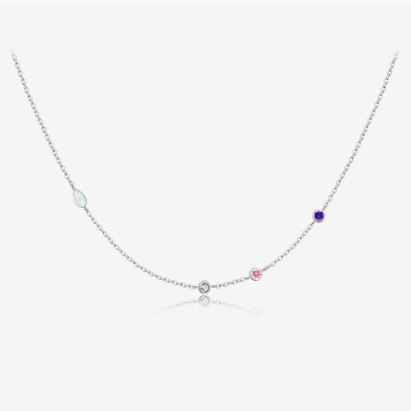 Wholesale S925 Sterling Silver Snake Clavicle Chain With Geometric Pattern And Electroplating In Fashion Style For Women