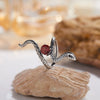 Wholesale S925 Sterling Silver Snake Crystal Ring Set With Gemstones For Men And Women Couple Ring Animal Zodiac Design
