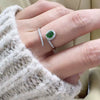 Wholesale S925 Sterling Silver Snake Crystal Ring Set With Gemstones For Men And Women Couple Ring Animal Zodiac Design