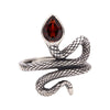Wholesale S925 Sterling Silver Snake Crystal Ring Set With Gemstones For Men And Women Couple Ring Animal Zodiac Design