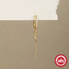 Wholesale S925 Sterling Silver Snake Pattern Ear Buckle Earrings With Electroplating For Women