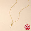Wholesale S925 Sterling Silver Snake Pendant Clavicle Chain With Geometric Pattern And Electroplating For Women