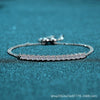 Wholesale S925 Sterling Silver Sports Style Geometric Pattern Electroplating Moissanite Bracelet For Women