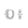 Wholesale S925 Sterling Silver Square Geometric Light Luxury Earrings With Electroplating