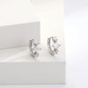 Wholesale S925 Sterling Silver Square Geometric Light Luxury Earrings With Electroplating