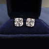 Wholesale S925 Sterling Silver Square Gold Plated Light Luxury Niche All Match Design Sense Women's Earrings With Electroplating Process