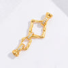 Wholesale S925 Sterling Silver Square Pearl Connection Buckle Jewelry Closing Buckle With Zirconia Treatment For Diy Bracelet And Necklace