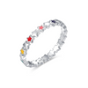Wholesale S925 Sterling Silver Star Dripping Glue Ring For Women Sweet Simple Style