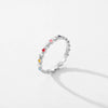 Wholesale S925 Sterling Silver Star Dripping Glue Ring For Women Sweet Simple Style