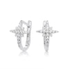 Wholesale S925 Sterling Silver Star Earrings Electroplated Minimalist Design For Women
