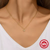 Wholesale S925 Sterling Silver Star Geometric Pendant Necklace With O Chain And Electroplating For Women
