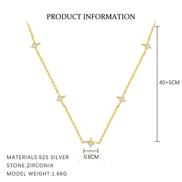Wholesale S925 Sterling Silver Star Shape Zirconia Earrings For Women