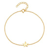 Wholesale S925 Sterling Silver Star Shaped Bracelet And Necklace Set With Electroplating Simple Niche Design For Girlfriends Featuring Star Sun And Moon Clouds Cosmic Patterns