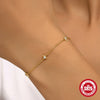 Wholesale S925 Sterling Silver Star Shaped Jewelry Suit With Zircon And Electroplating For Unisex Bracelet Necklace Earrings