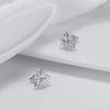 Wholesale S925 Sterling Silver Stud Earrings Ins Style Devil's Eye Design Electroplated