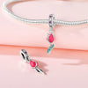 Wholesale S925 Sterling Silver Sunflower Tulip Pendant Jewelry Accessories For Bracelet And Necklace With Dripping Oil Design