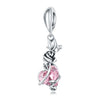 Wholesale S925 Sterling Silver Sunflower Tulip Pendant Jewelry Accessories For Bracelet And Necklace With Dripping Oil Design