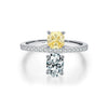 Wholesale S925 Sterling Silver Sweet Square Sugar Geometric Artificial Diamond Ring For Women