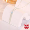 Wholesale S925 Sterling Silver Tassel Clavicle Chain With Ochain Electroplated For Women