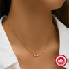 Wholesale S925 Sterling Silver Three Diamondencrusted Stacked Ochain Necklace For Women With Electroplating Treatment Light Luxury Elegant Clavicle Chain