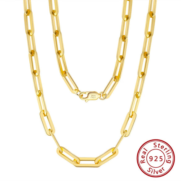 Wholesale S925 Sterling Silver Threedimensional Geometric Electroplated Clavicle Necklace