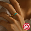 Wholesale S925 Sterling Silver Turquoise Horse Eye Stud Earrings Necklace Ring Suit With Electroplating For Women And Unisex As Wear Accessories