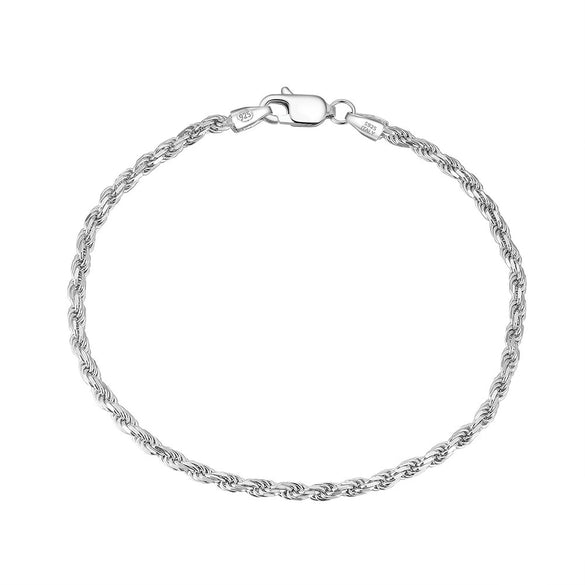 Wholesale S925 Sterling Silver Twist Chain Geometric Style Unisex Hiphop Necklace With Electroplating