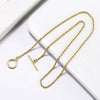 Wholesale S925 Sterling Silver Twist Chain Geometric Style Unisex Hiphop Necklace With Electroplating