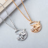 Wholesale S925 Sterling Silver Unicorn Necklace With Cross Chain And Electroplating Treatment For Women