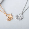Wholesale S925 Sterling Silver Unicorn Necklace With Cross Chain And Electroplating Treatment For Women