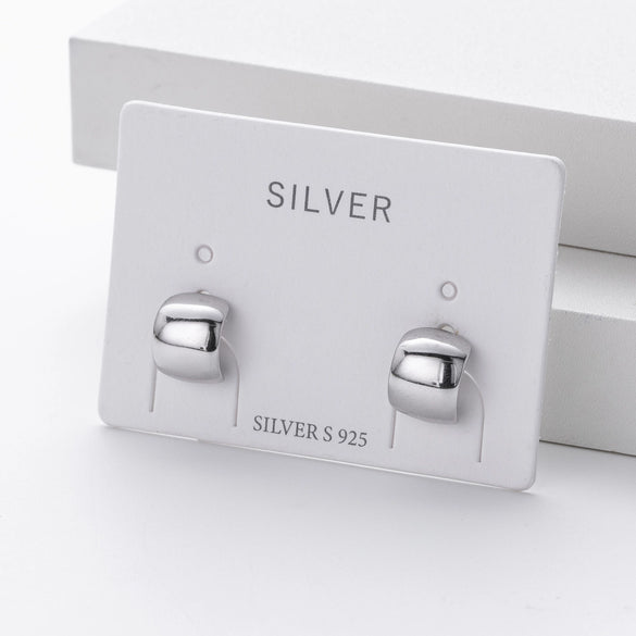 Wholesale S925 Sterling Silver Ushape Simple Electroplated Women's Earrings