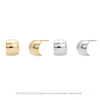 Wholesale S925 Sterling Silver Ushape Simple Electroplated Women's Earrings
