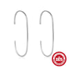 Wholesale S925 Sterling Silver Ushaped Minimalist Geometric Joker Earrings With Electroplating For Women