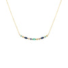 Wholesale S925 Sterling Silver Water Drops Dopamine Clavicle Necklace With Geometric Styling And Electroplating For Women