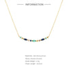 Wholesale S925 Sterling Silver Water Drops Dopamine Clavicle Necklace With Geometric Styling And Electroplating For Women