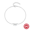 Wholesale S925 Sterling Silver Women's Bracelet With Horse Eye Crown Zircon Inlaid In Geometric Pattern