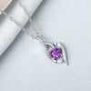 Wholesale S925 Sterling Silver Women's Clavicle Chain Pendant Necklace With Electroplating Treatment