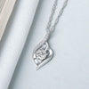 Wholesale S925 Sterling Silver Women's Clavicle Chain Pendant Necklace With Electroplating Treatment